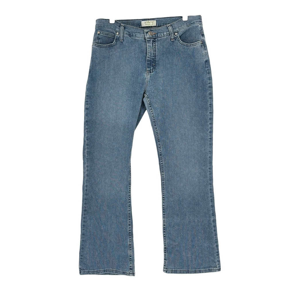 Wrangler As Real As It Gets Jeans Blue Bootcut Stretch Denim 10 x 30